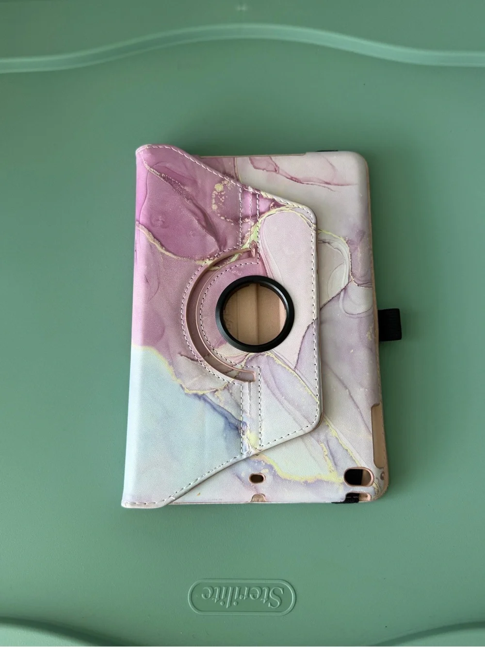🌸3/$10🌸Marble Watercolor Tablet Folio Case in Pink